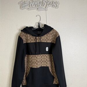 Coach Black and Tan Hoodie